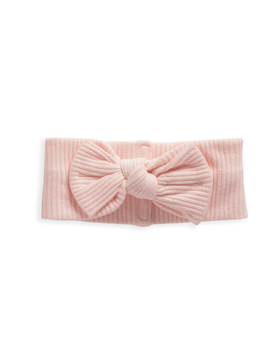 Pink Jersey Rib Headband image number 1