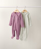2 Pack Flower Bouquet Sleepsuits image number 3