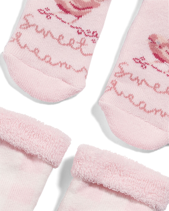 Pink Bed Socks (2 Pack) image number 2