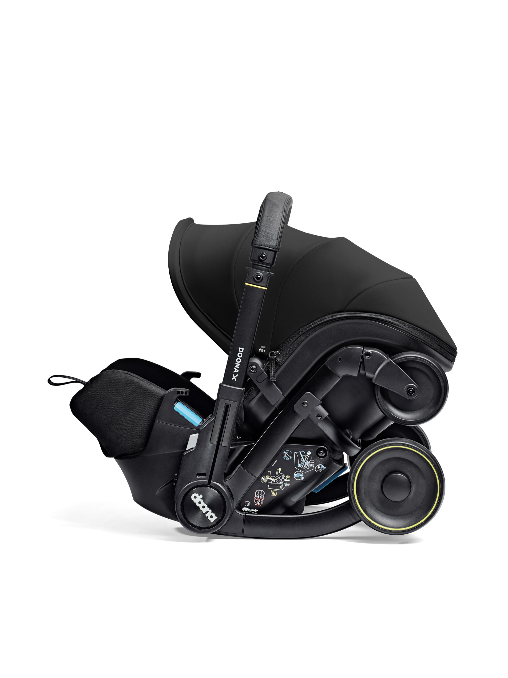 Doona X Infant Car Seat & Stroller - Nitro Black image number 4