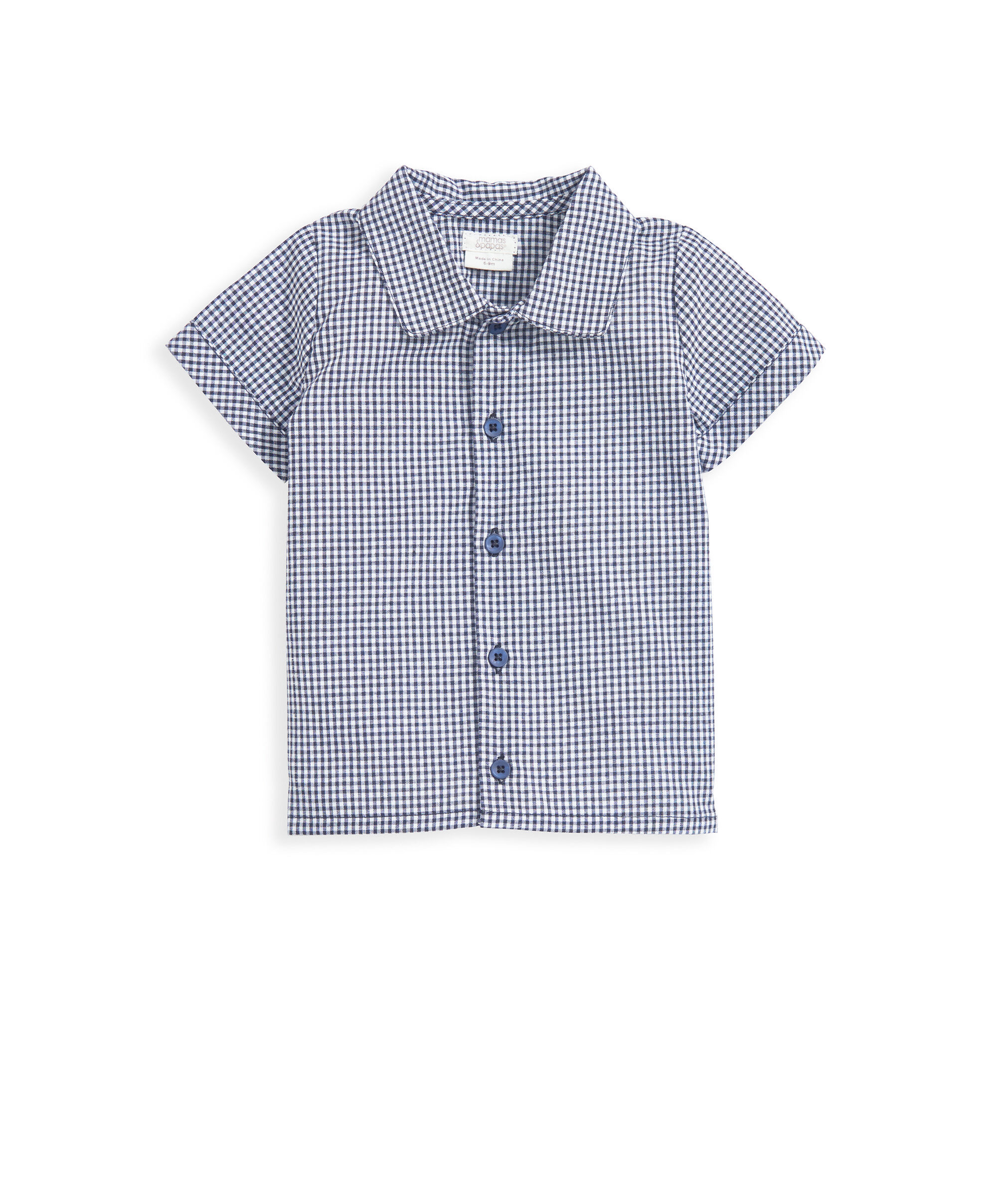 2 Piece Pyjama Set - Blue Gingham  image number 3