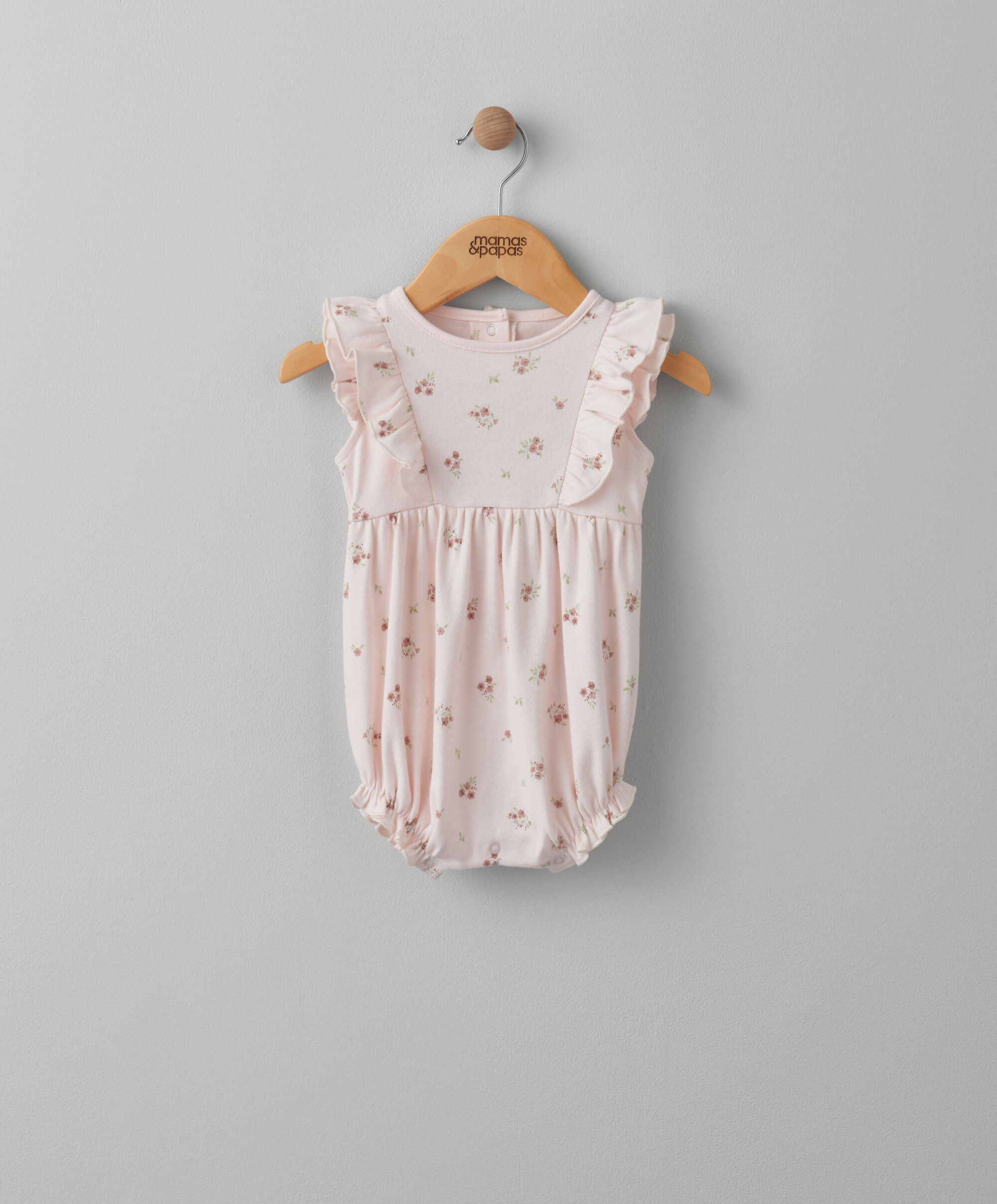 Sleeveless Floral Shortie Romper image number 1