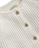 White Rib Knit Cardigan image number 3