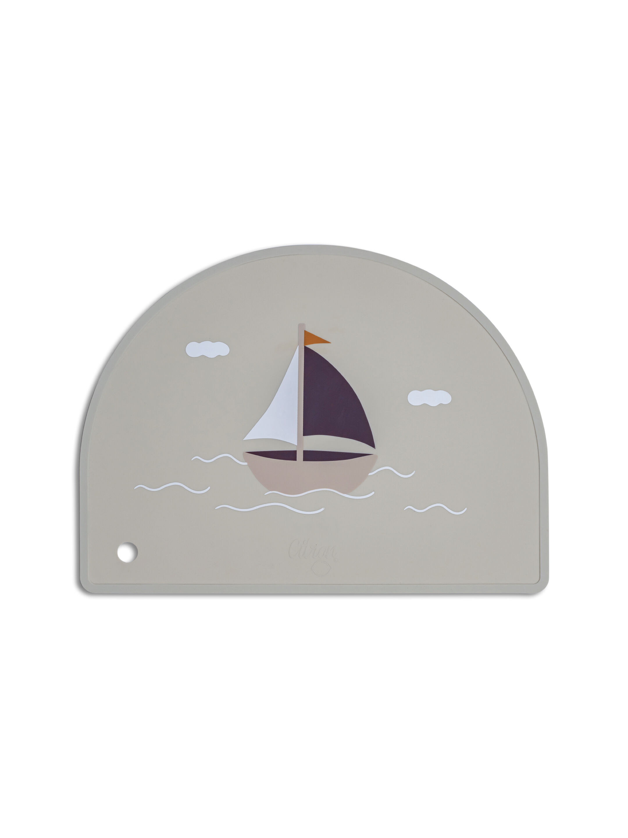 Citron Silicone Placemat Semicircle - Vehicles image number 1