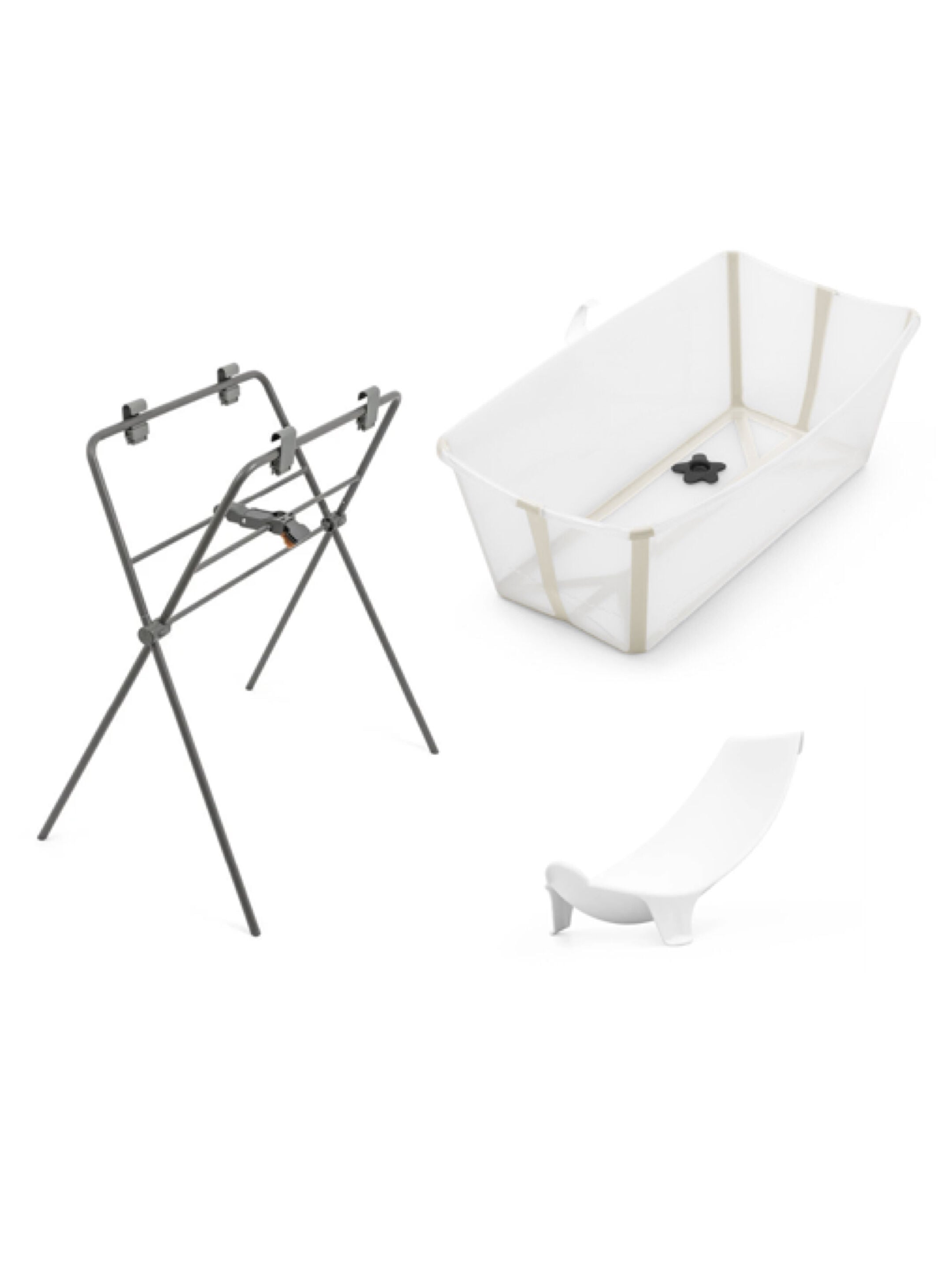  Stokke Flexi Bath Sandy Beige + Flexi Bath Stand Bundle ( 2 pieces) image number 1