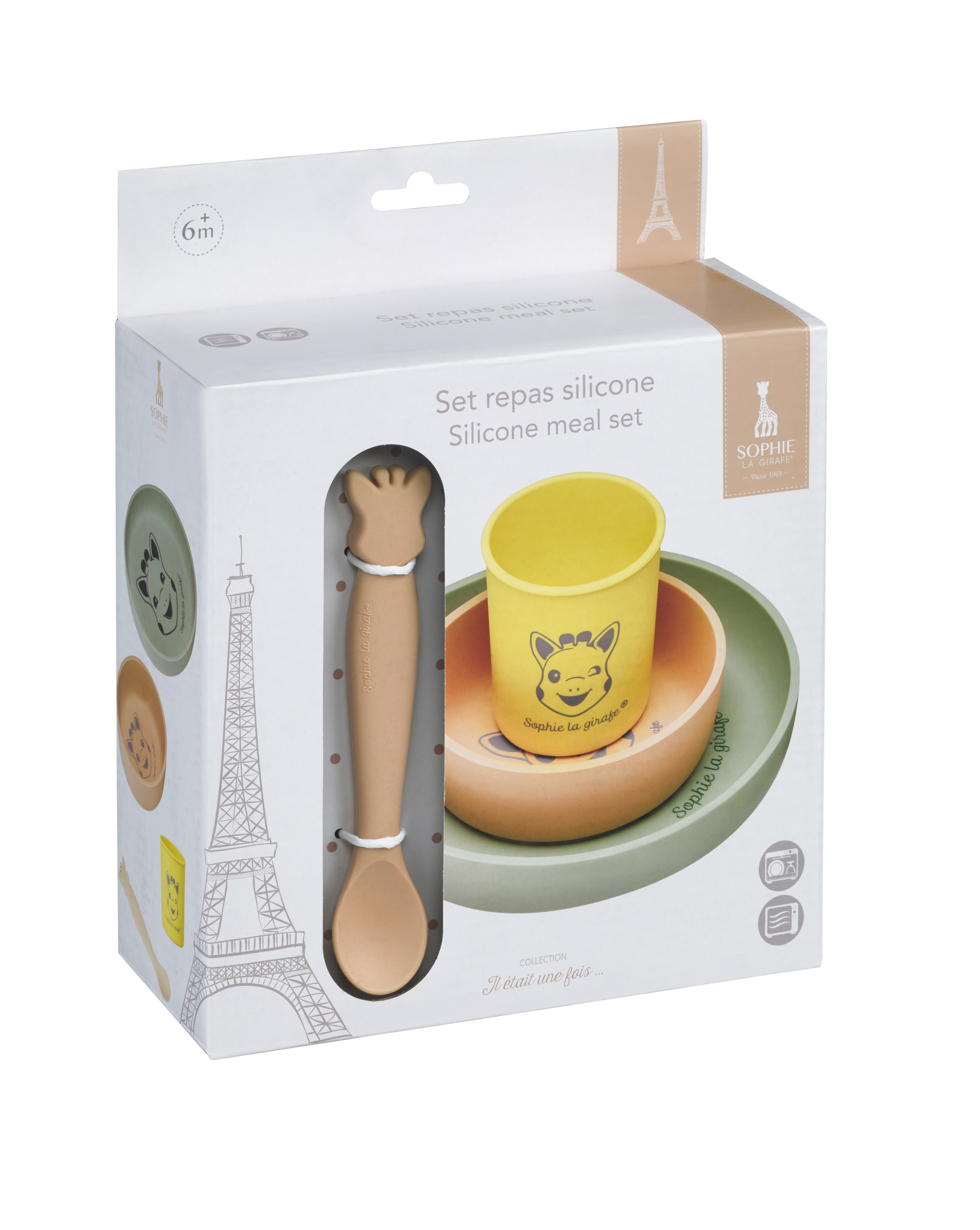 Sophie la girafe Il Etait Une Fois Silicone Meal Set image number 2