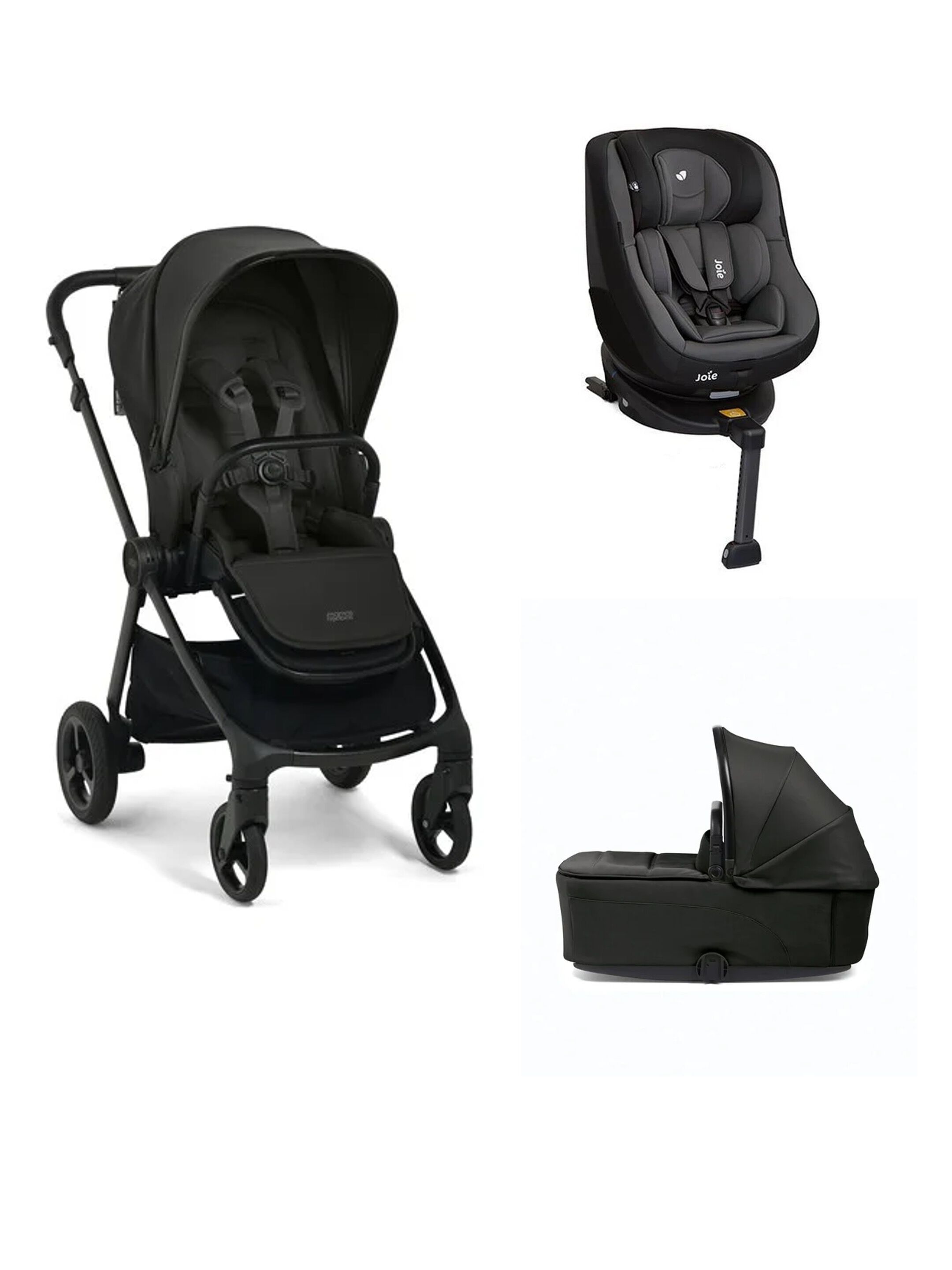 Vardo Storm Pushchair 3 Piece Bundle with Joie Car Seat