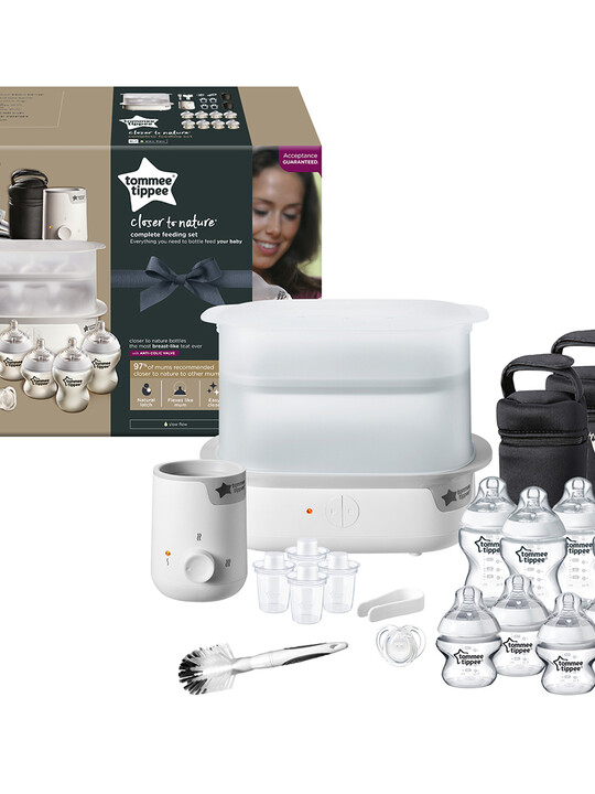 Tommee Tippee Closer to Nature Complete Feeding Kit - White image number 1