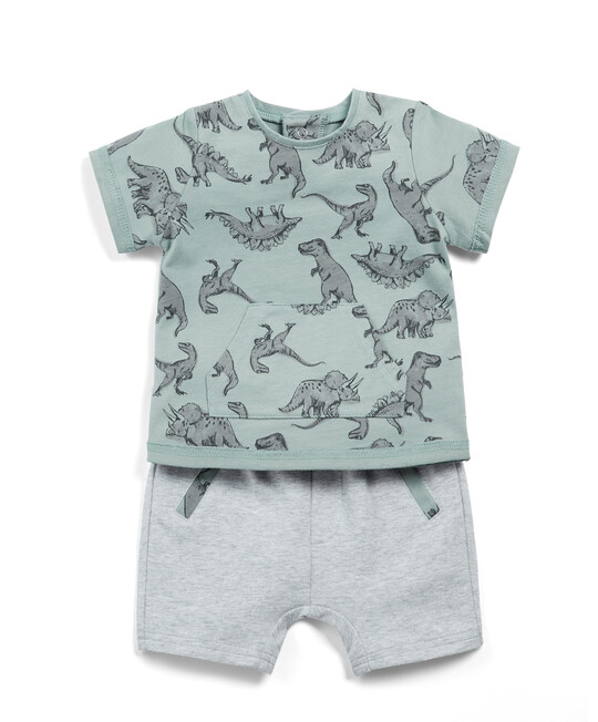 Dinosaur T-Shirt & Shorts Set image number 1
