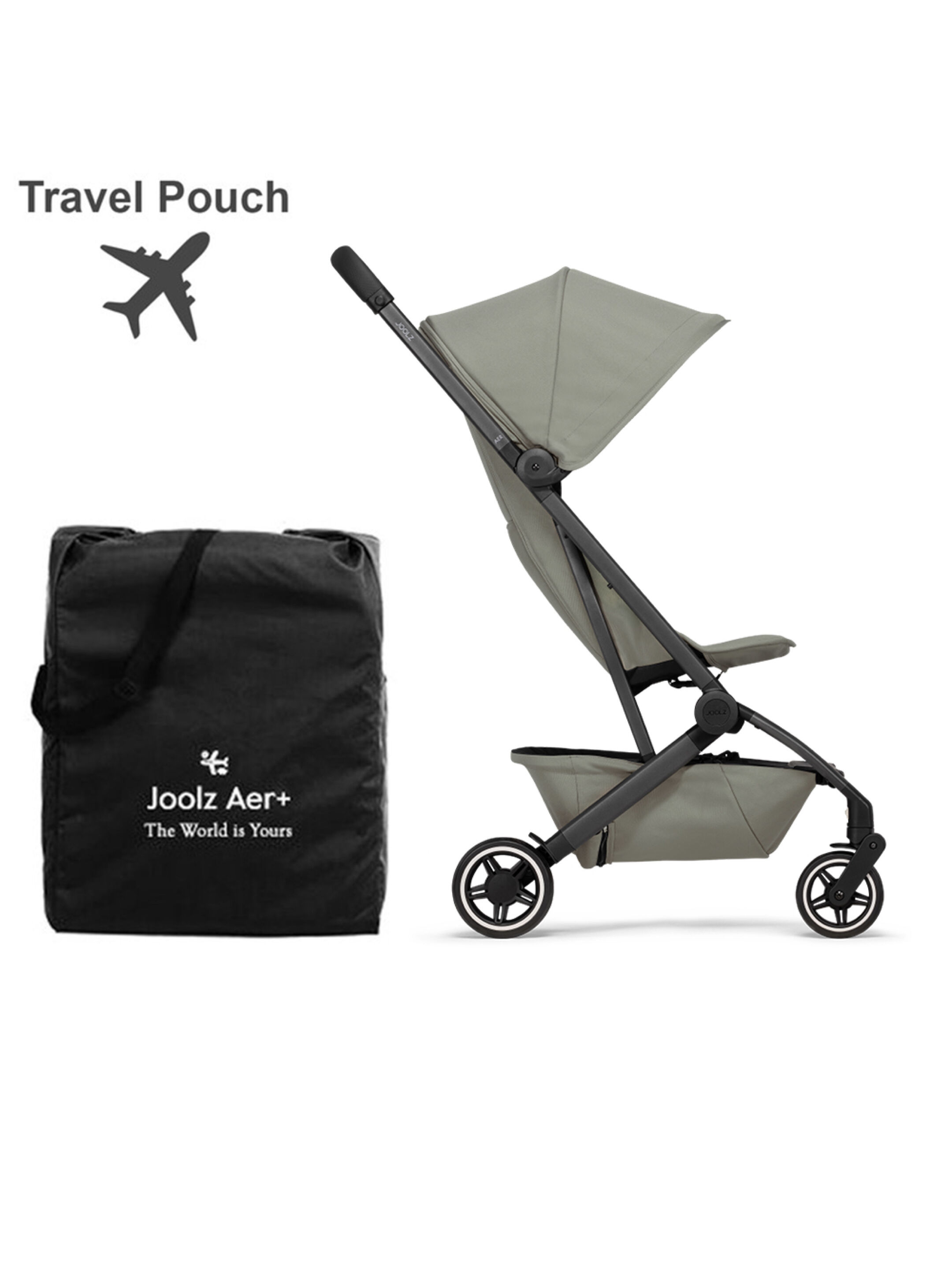 Joolz Aer+ Compact Travel Stroller - Black image number 6