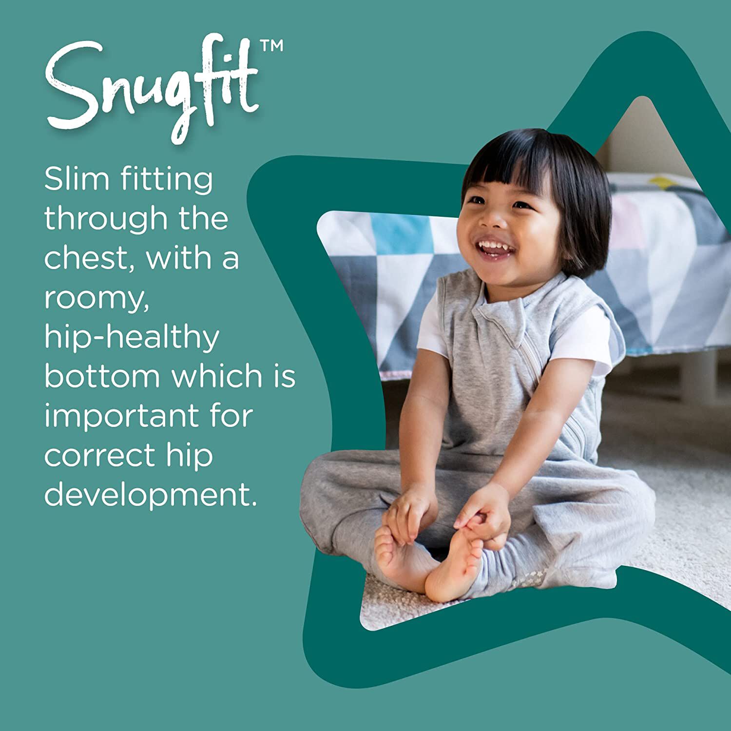 Tommee Tippee Baby Sleep Bag with Legs, 6-18m, 1.0 TOG, Gro Friends, Green image number 6