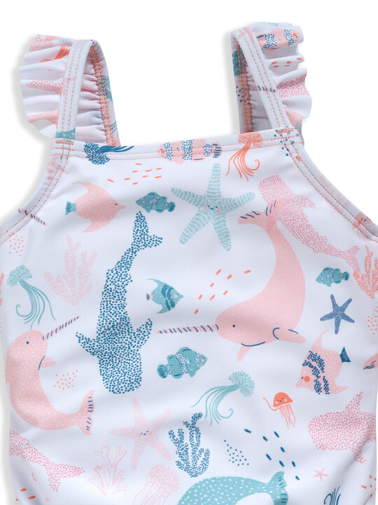Narwhal Print Swimsuit image number 3