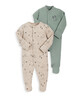 Woodland Sleepsuits - Set of 2 image number 1