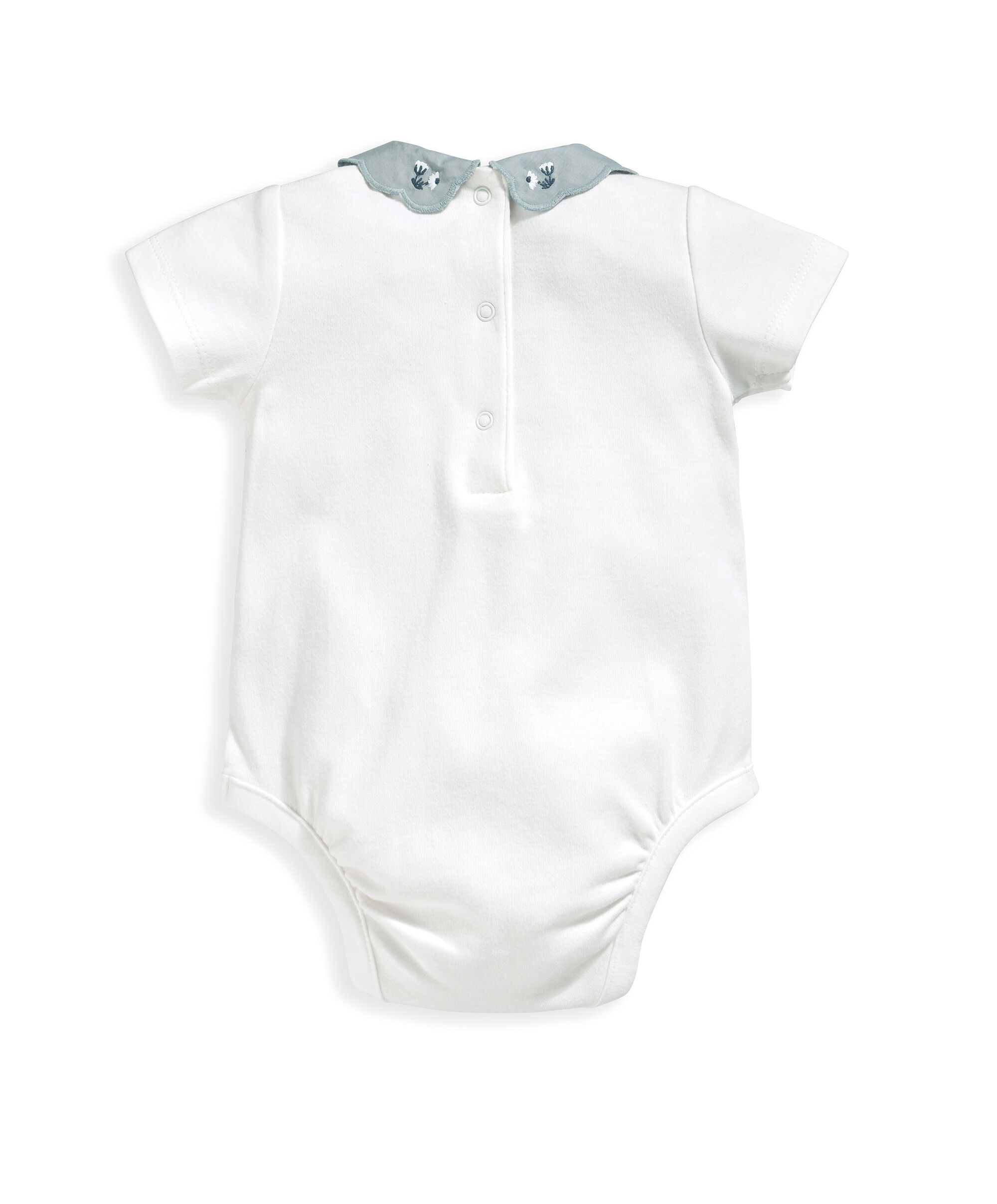 Embroidered Collar Bodysuit image number 3