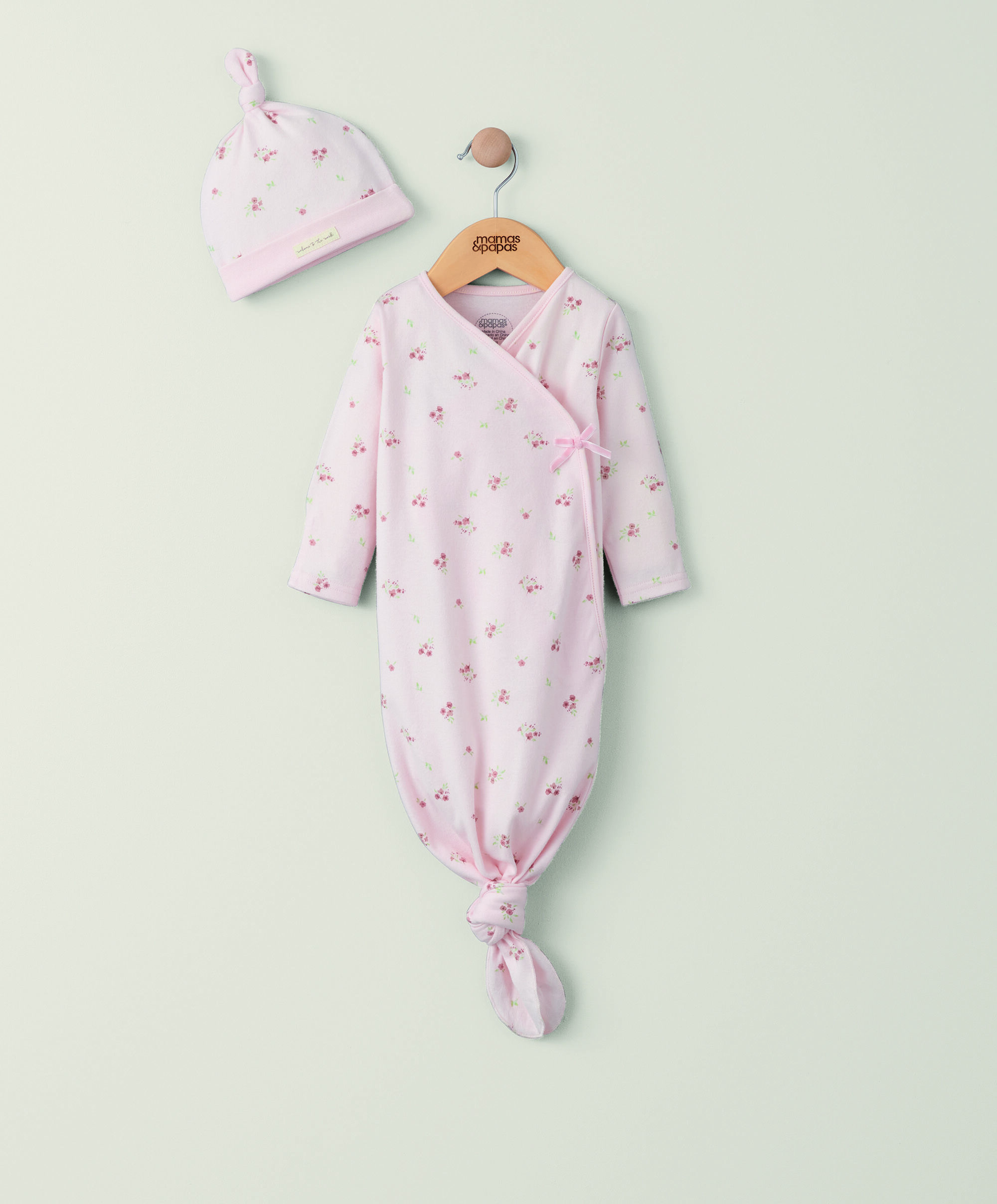 2 Piece Floral Knot All In One Set image number 1