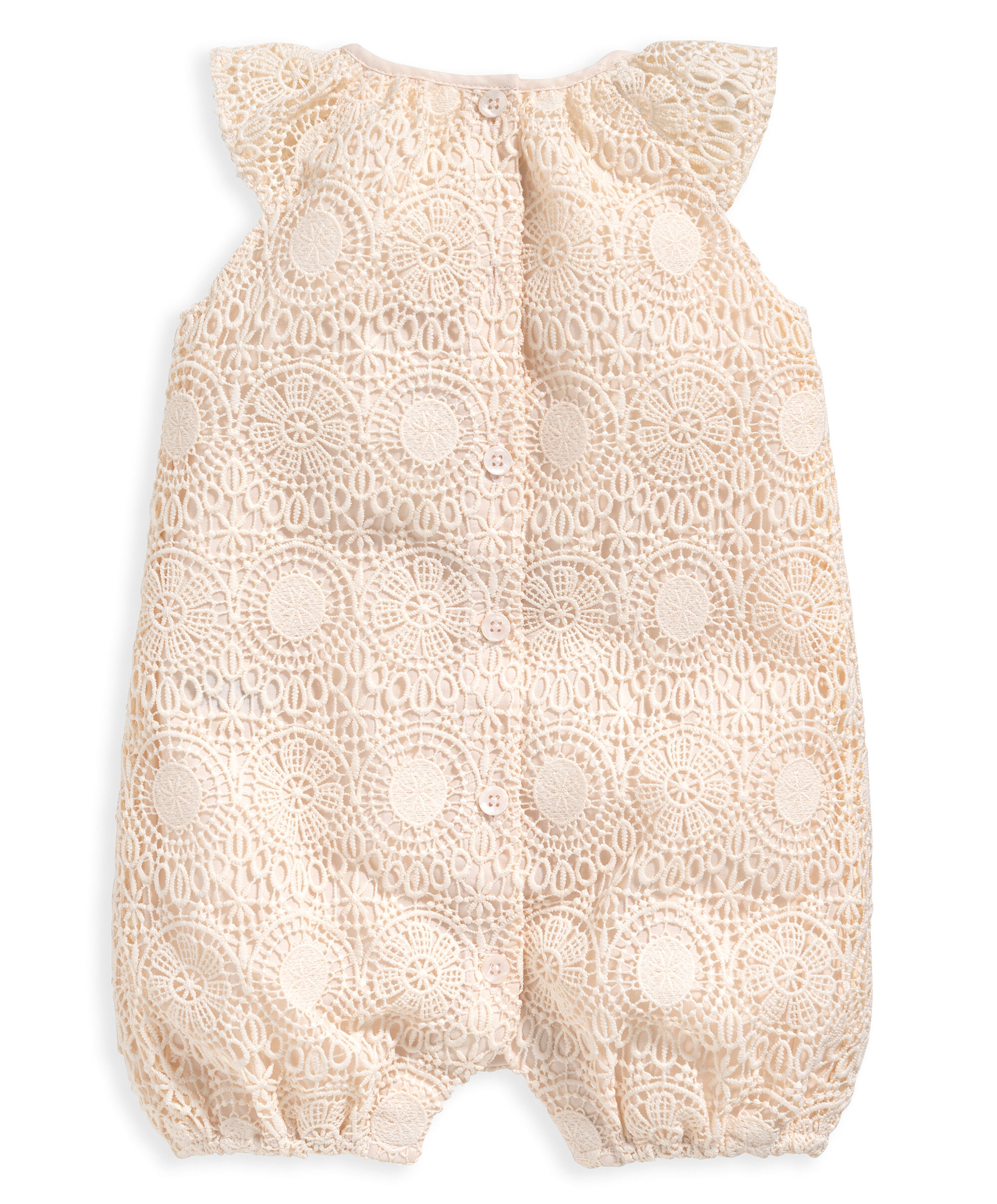 Pink Lace Romper image number 2