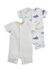 Whale Print Romper - 2 Pack image number 1