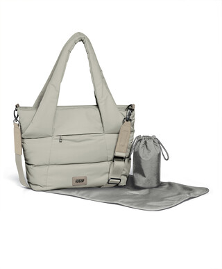 Mamas & Papas Quilted Tote Bag - Shell