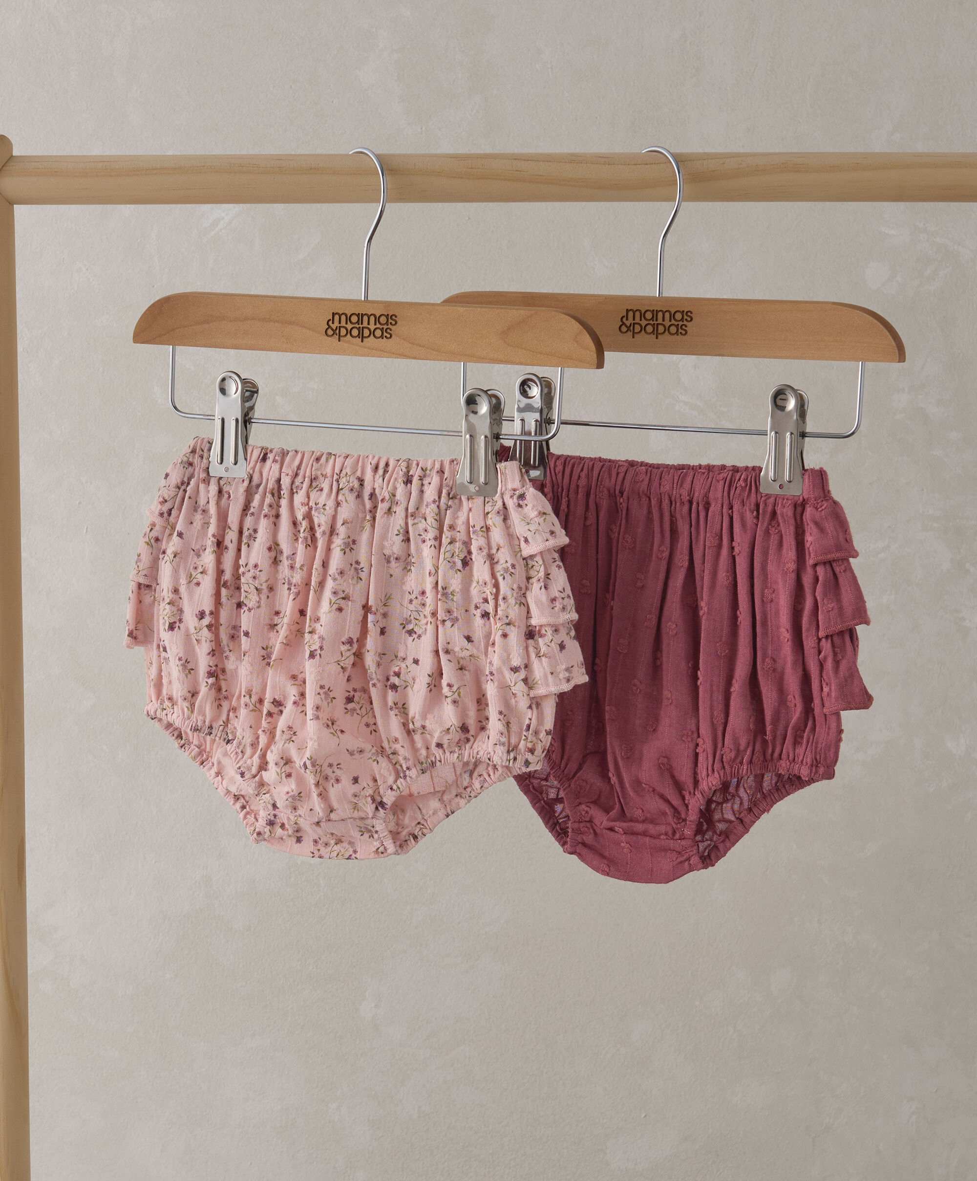 Ditsy Floral Bloomers (Set of 2) - Pink image number 1