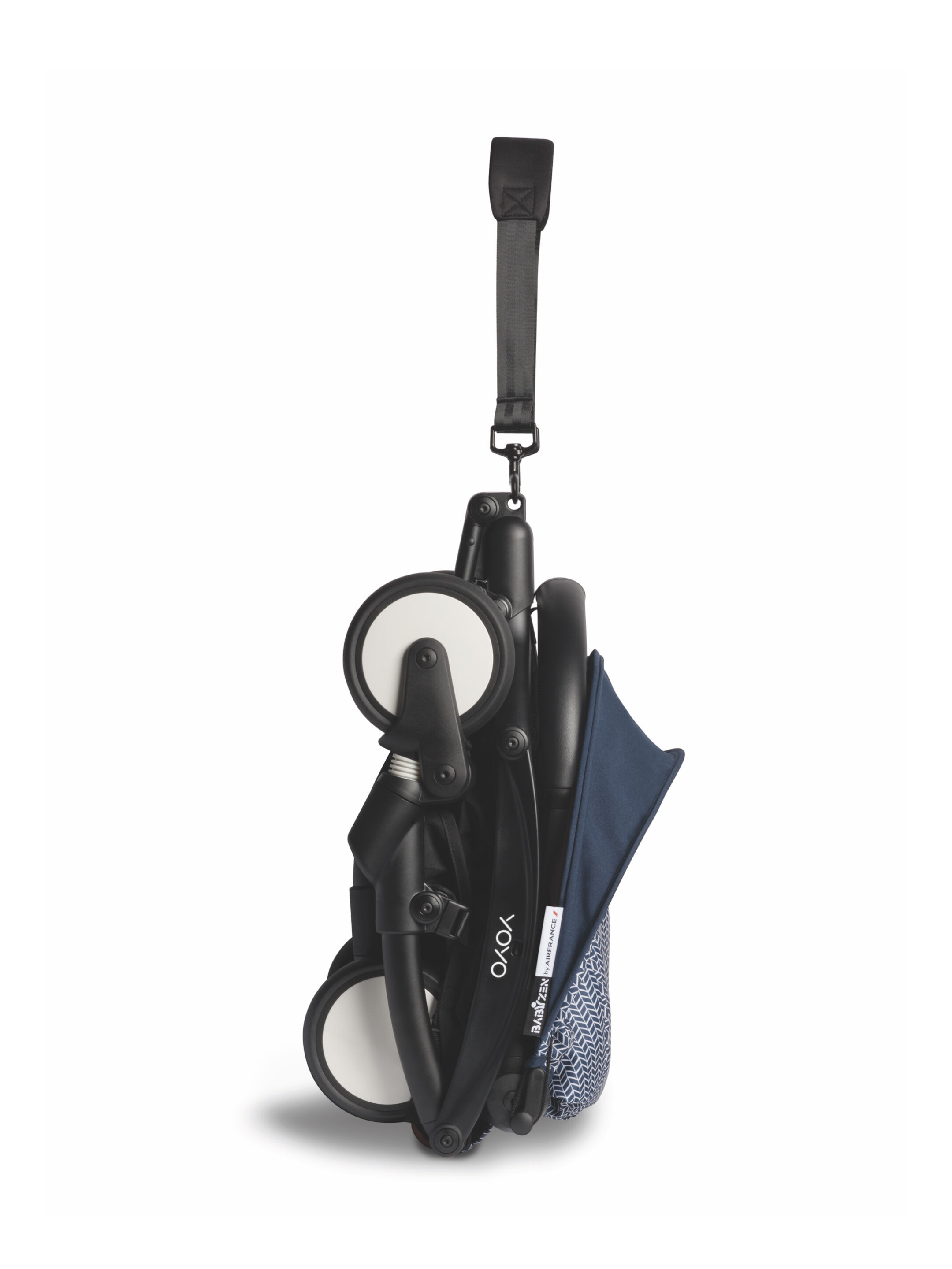 YOYO2 Stroller Black Frame with Air France Blue 6+ Color Pack image number 4