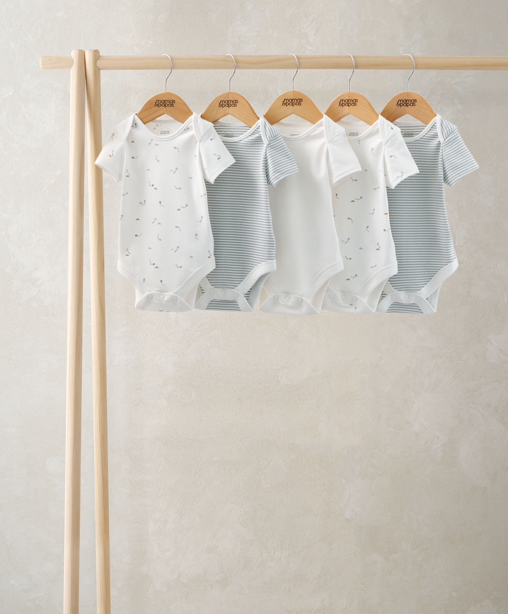 Kites Short Sleeve Bodysuits (Pack of 5) 