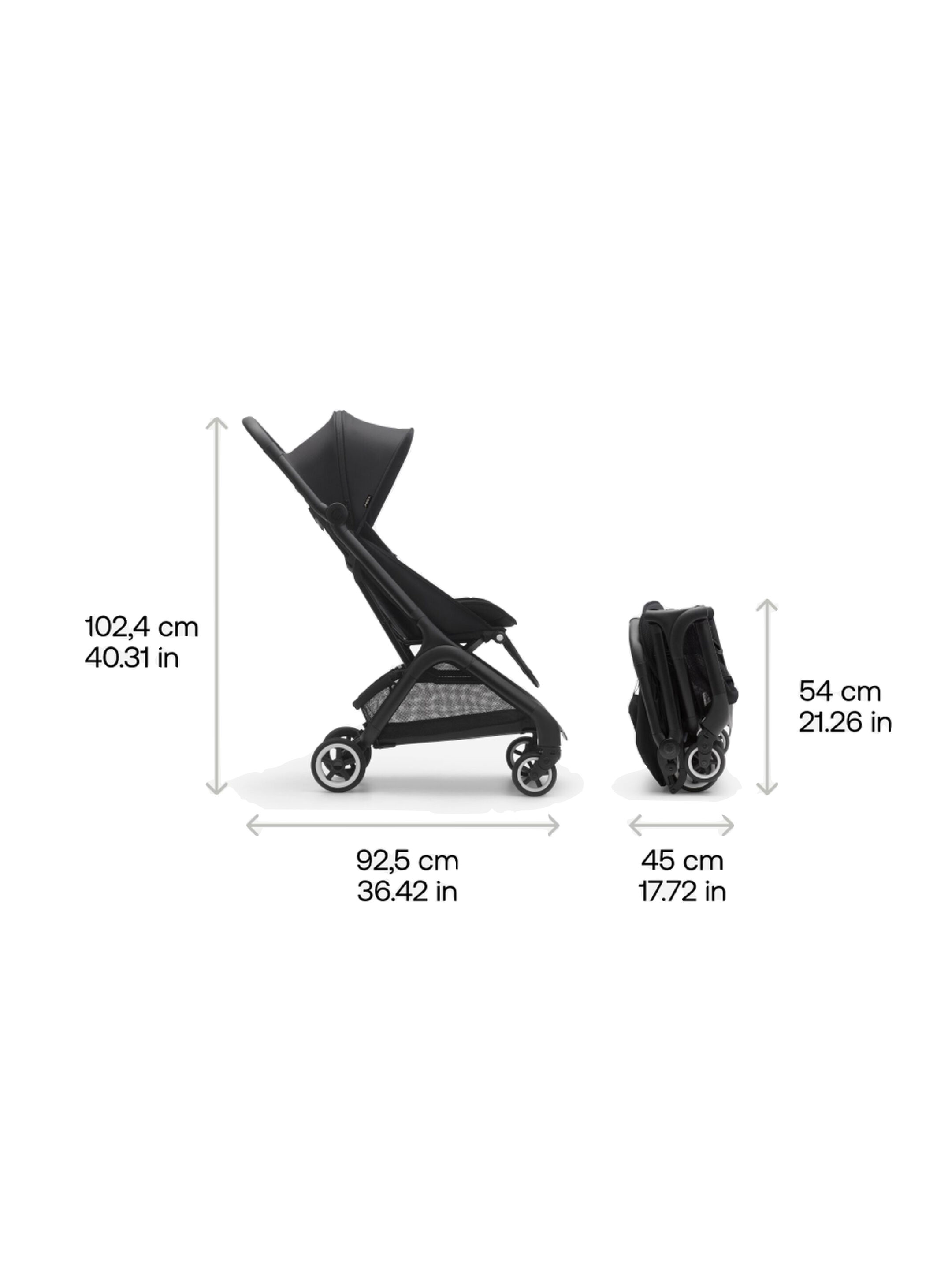 Bugaboo - Butterfly Complete Stroller - Black/Desert Taupe image number 4