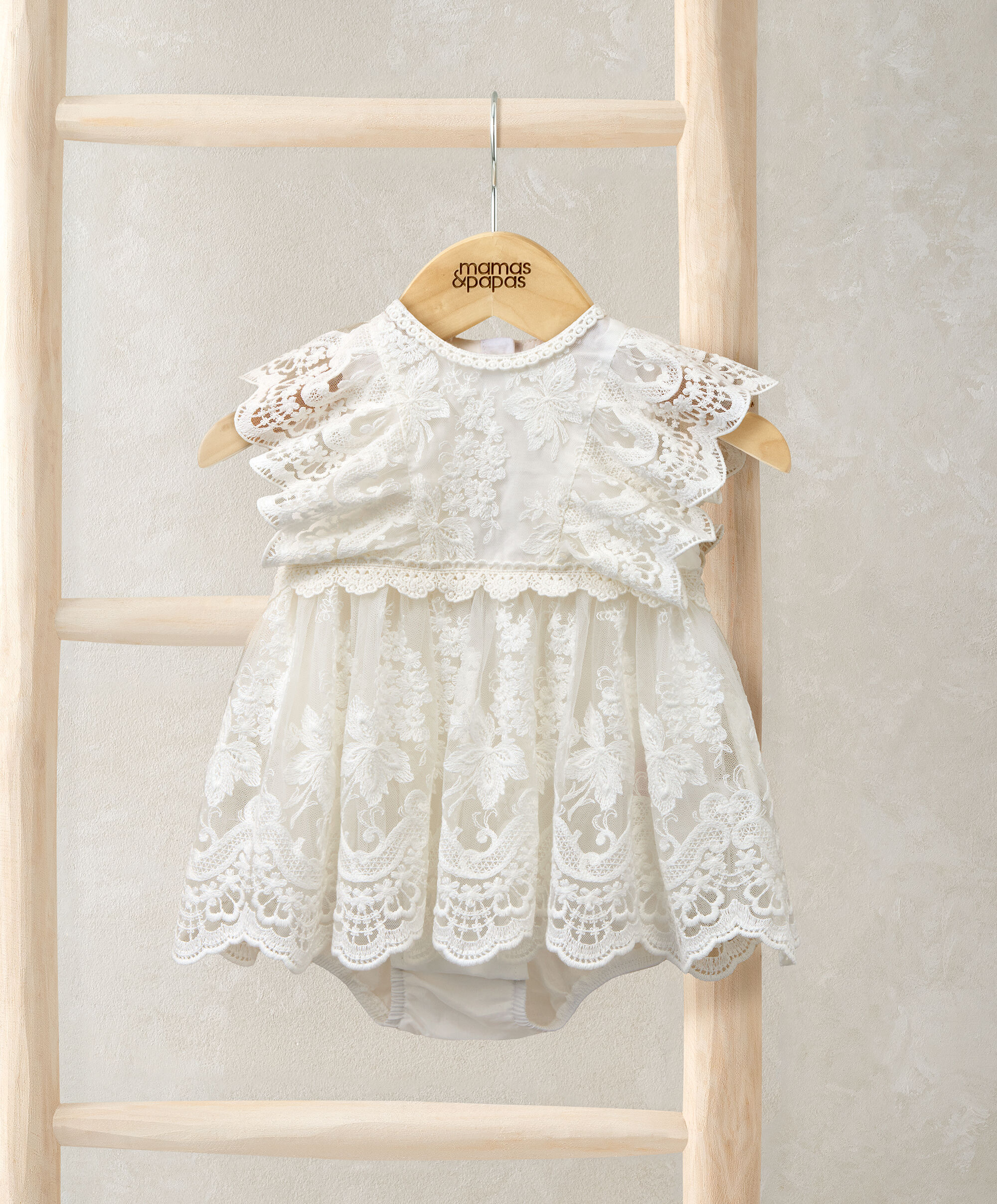 Lace Frill Shortie Romper