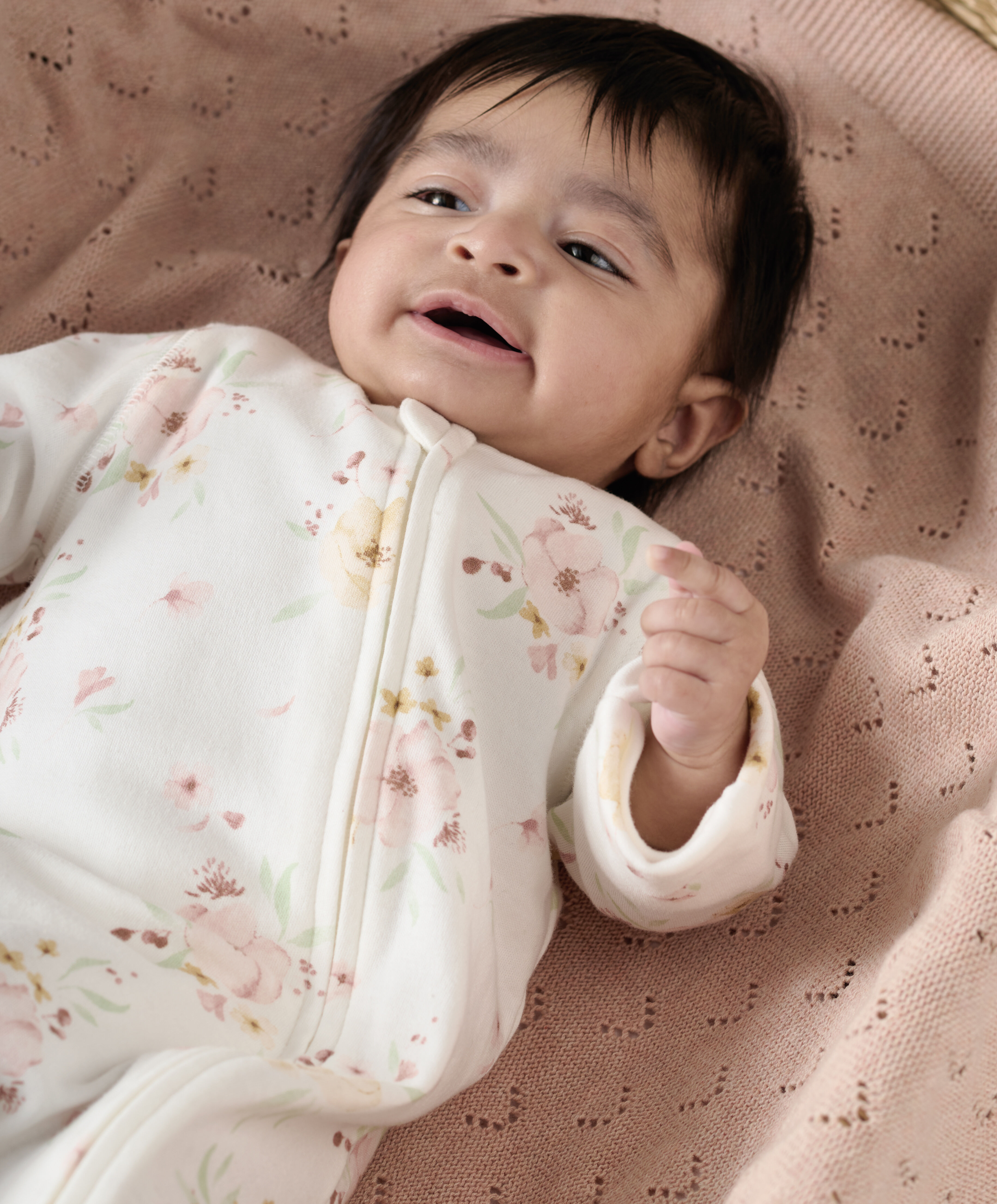 Large Floral Zip All In One image number 4