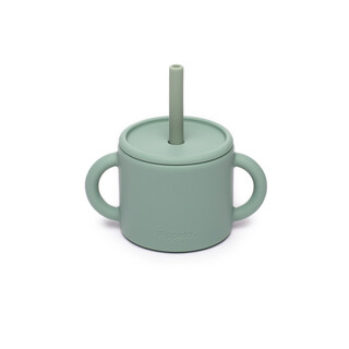 Pippeta Silicone Cup & Straw - Meadow Green