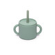 Pippeta Silicone Cup & Straw - Meadow Green image number 1