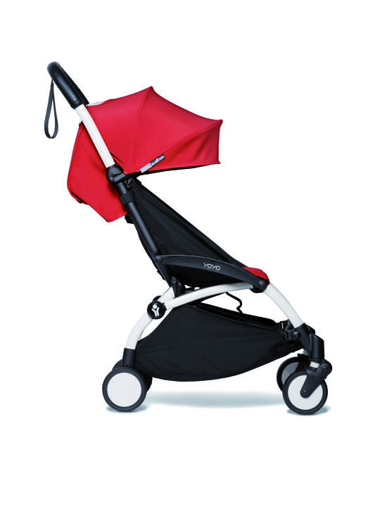 YOYO2 Stroller White Frame with Red 6+ Color Pack image number 2