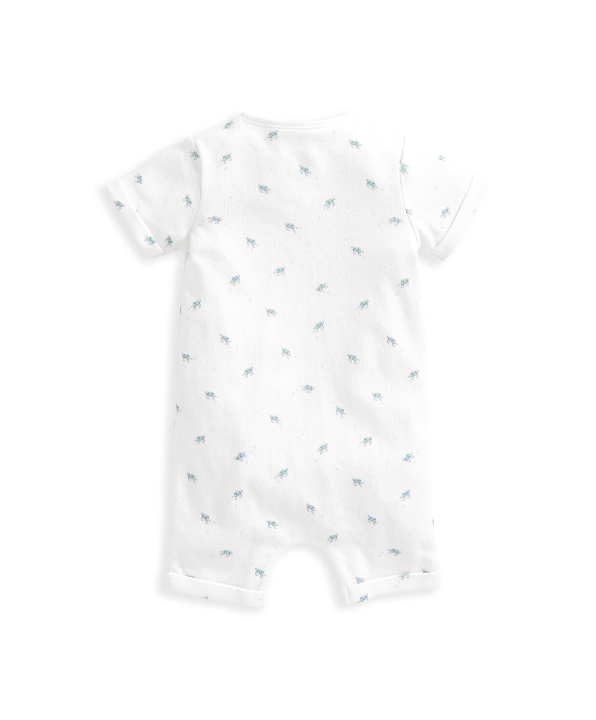 Turtle All Over Print Shortie Romper image number 3