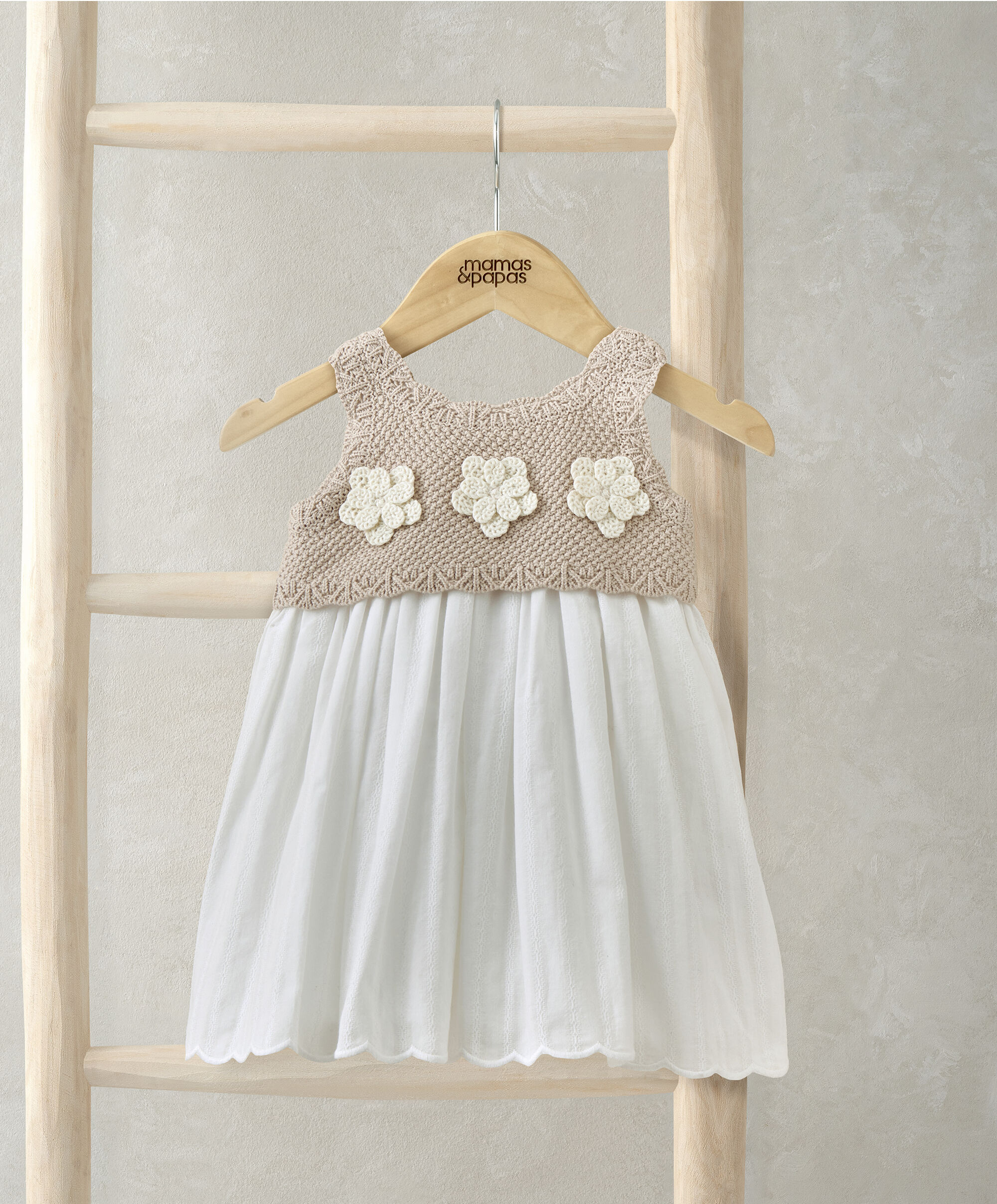 Crochet Woven Mix Dress