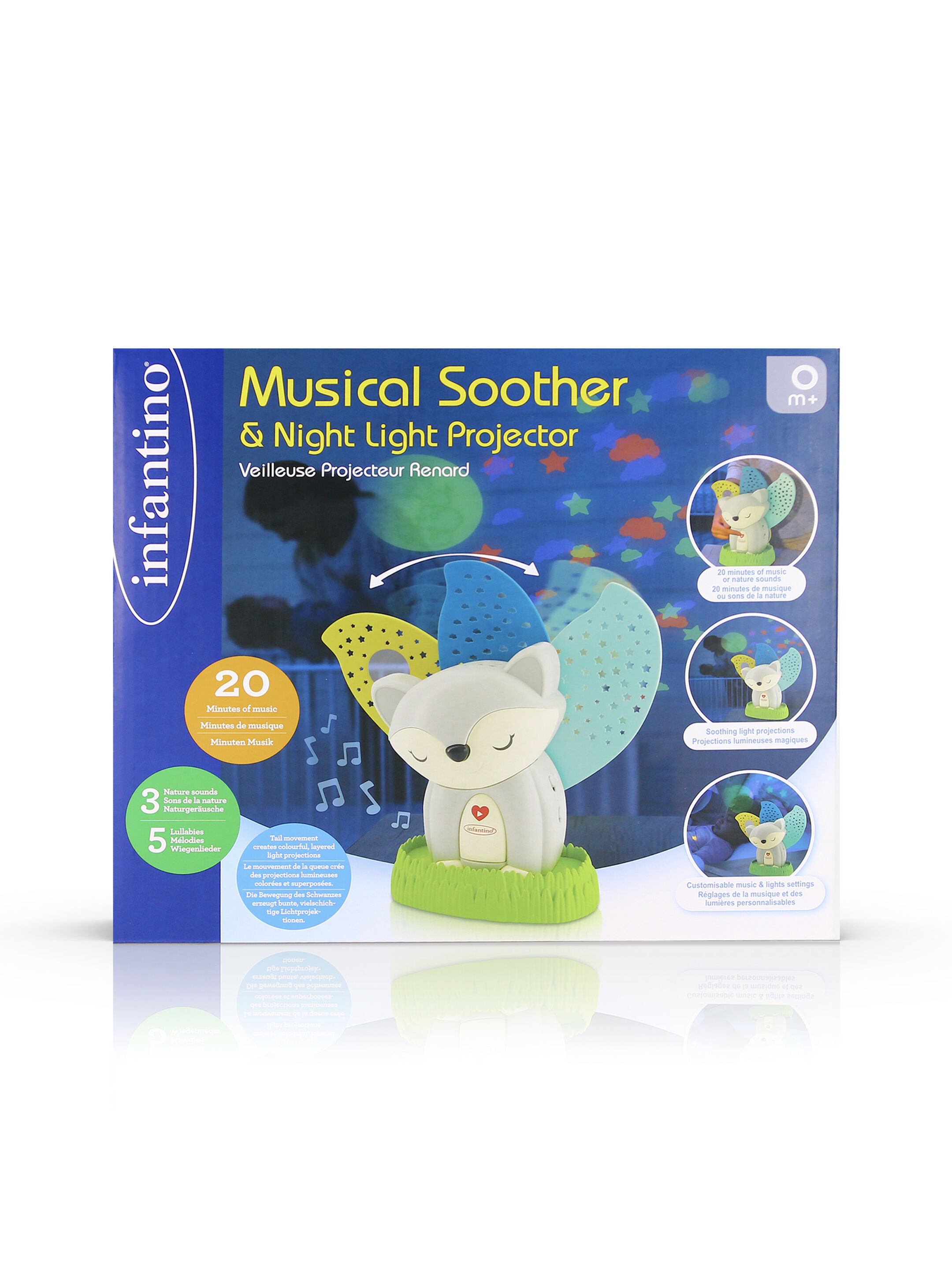 Infantino Musical Soother & Night Light Projector - Fox image number 4