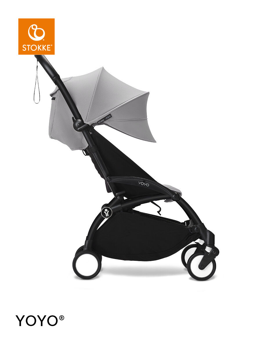 Stokke YOYO3 Black Frame with 6+ Color Pack - Stone & Cup Holder (3 Pieces) image number 2