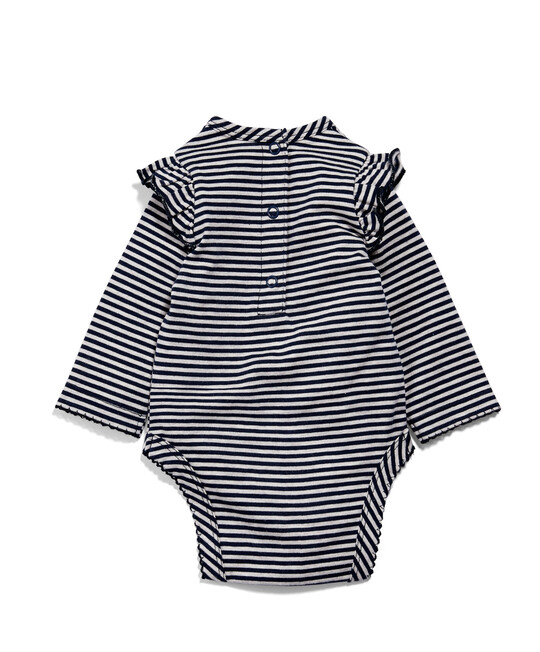 Stripe Bodysuit with Frills image number 2