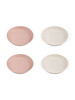 Citron Bio Based Plate Set of 4 - Pink/Cream image number 1