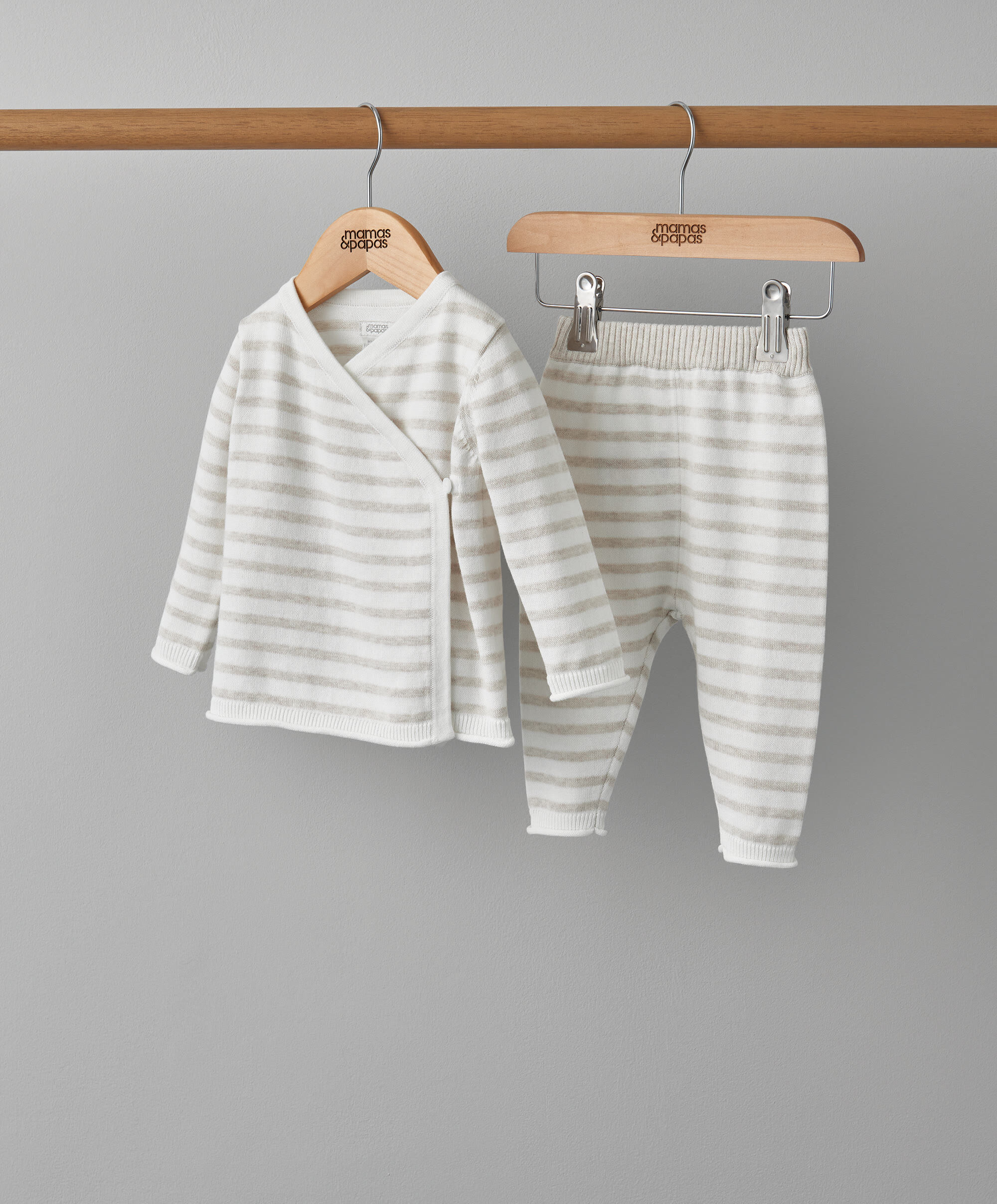 2 Piece Stripe Knit Set image number 1