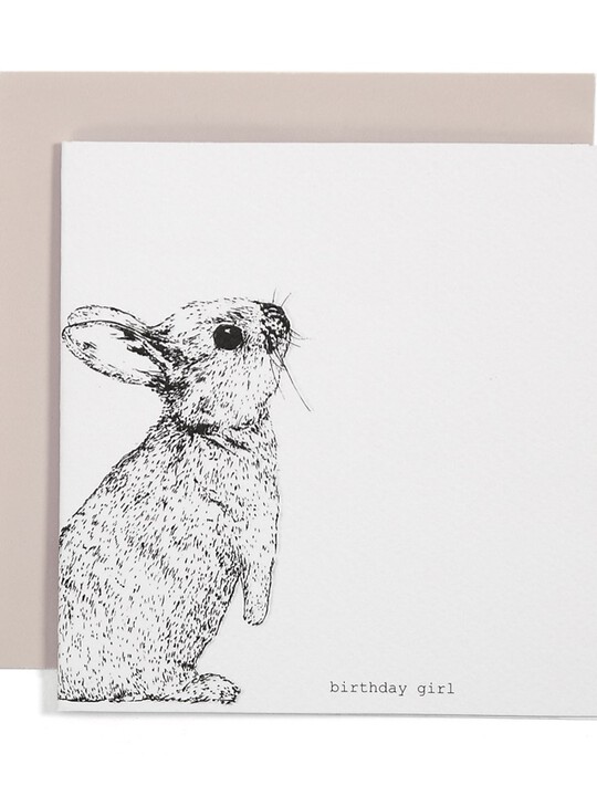 Card - Birthday Girl Rabbit image number 1