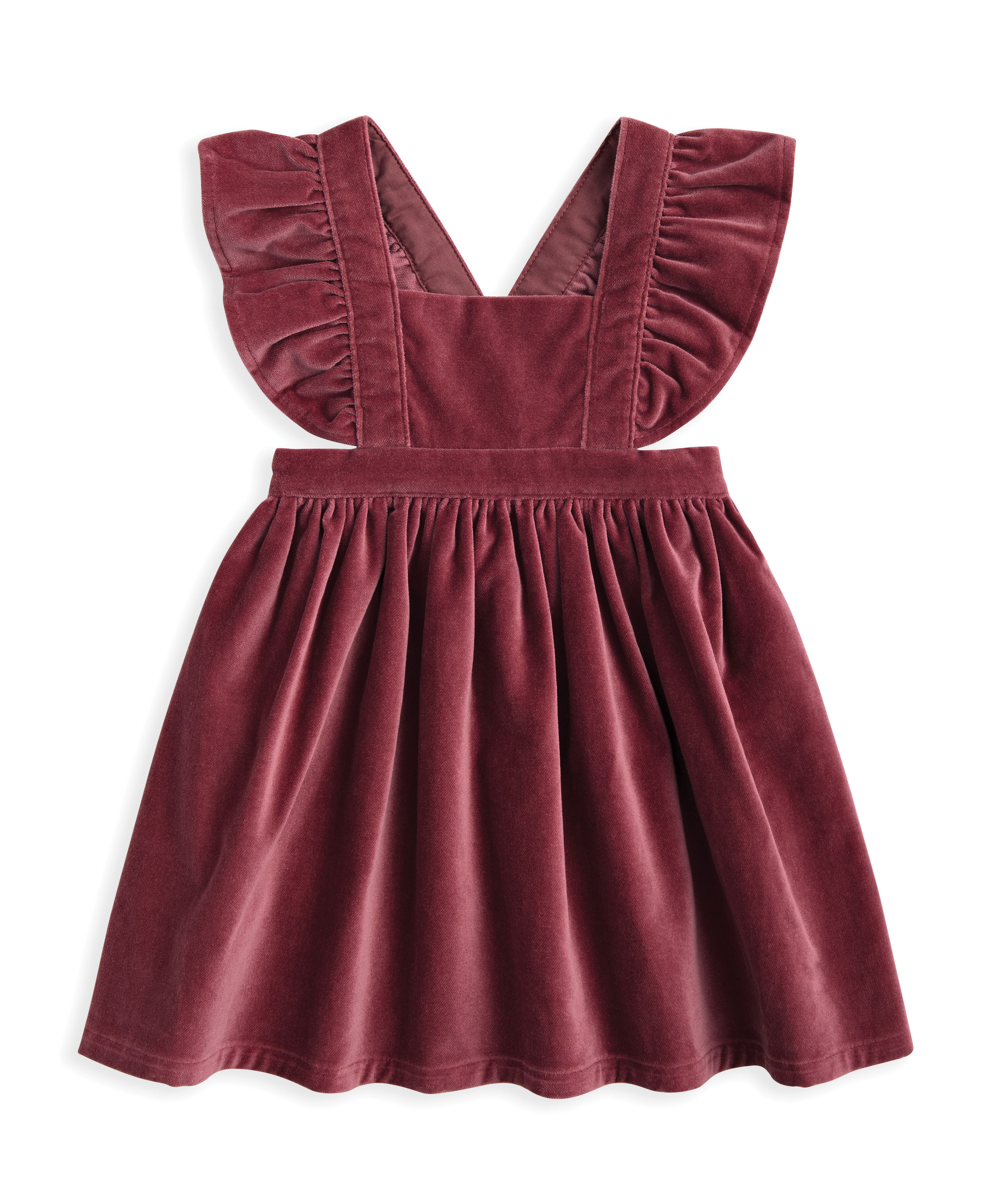 Velvet Dress & Floral Bodysuit Set (2 Pieces) image number 4