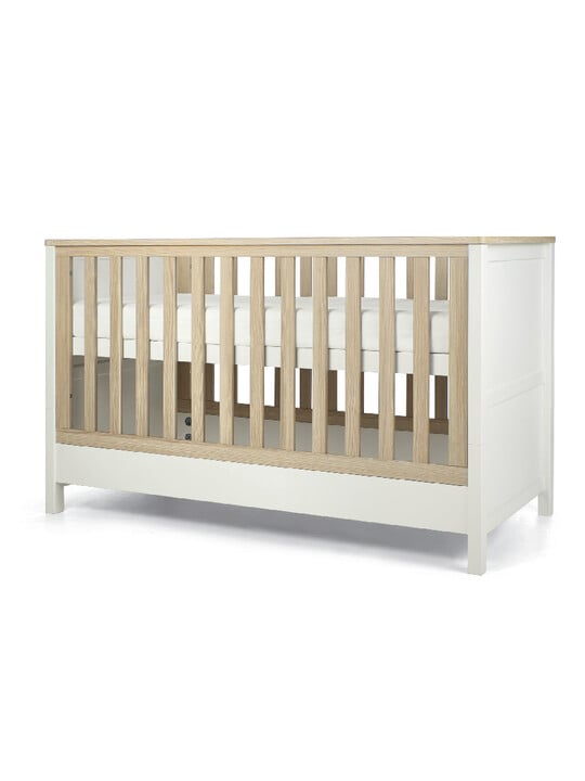 Harwell Cot Bed White/Oak image number 5