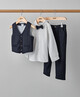 4 Piece Navy Suit with knit tie image number 1
