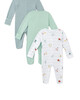 3Pack of  FRUIT SLEEPSUITS image number 2