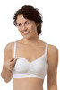 Cariwell Organic Maternity & Nursing Bra-XL White image number 2