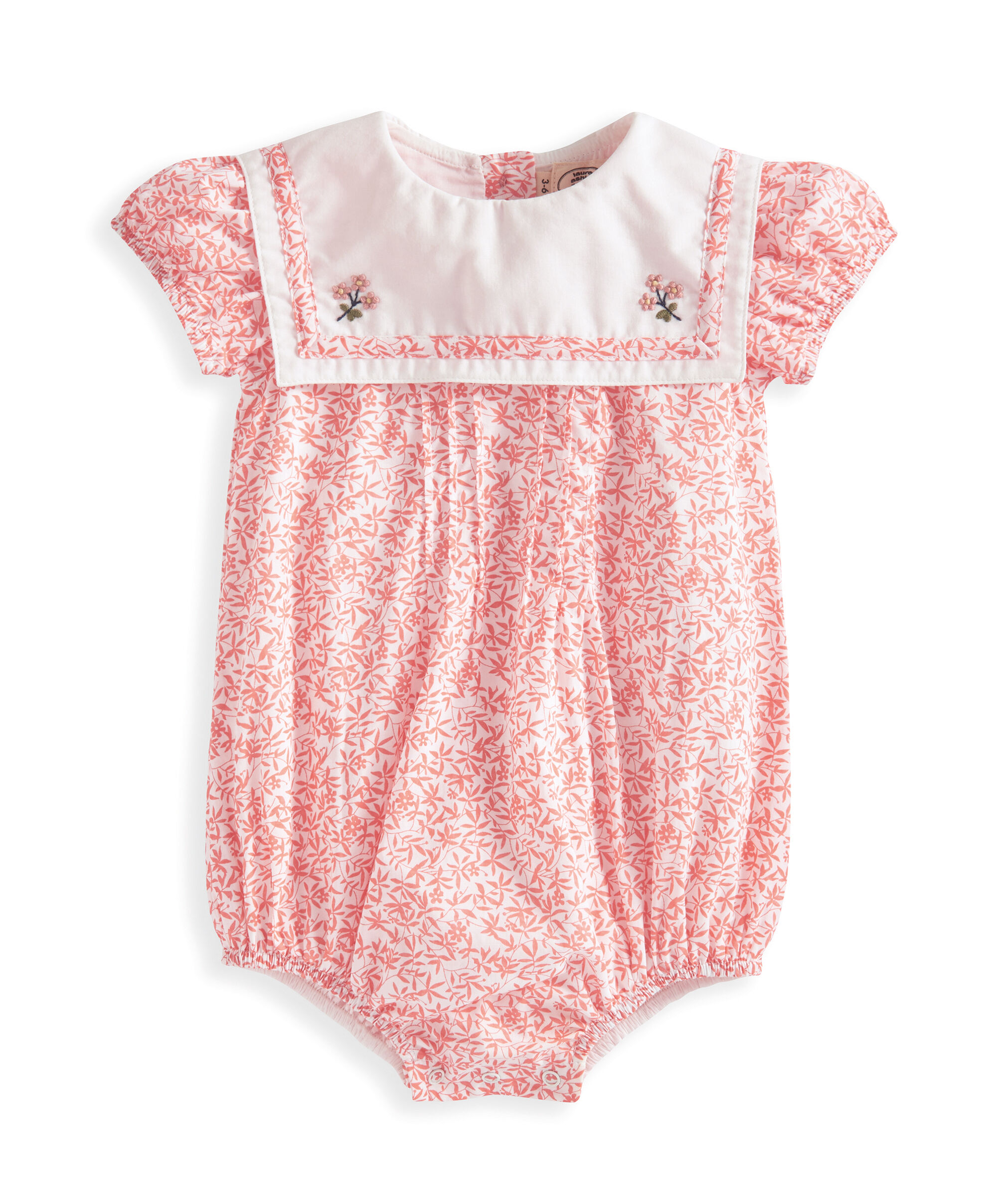 Sailor Collar Romper - Laura Ashley image number 2