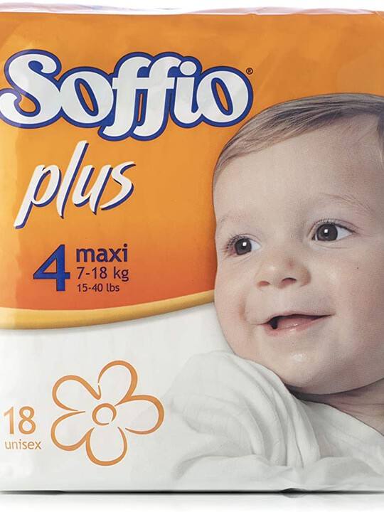 Soffio plus Soft Hug Parmon From 7Kg-18Kg, 18 Diapers image number 1