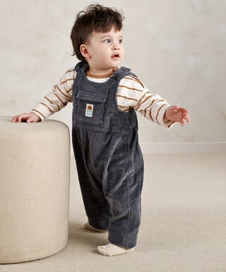 2pc Cord Dungaree Set