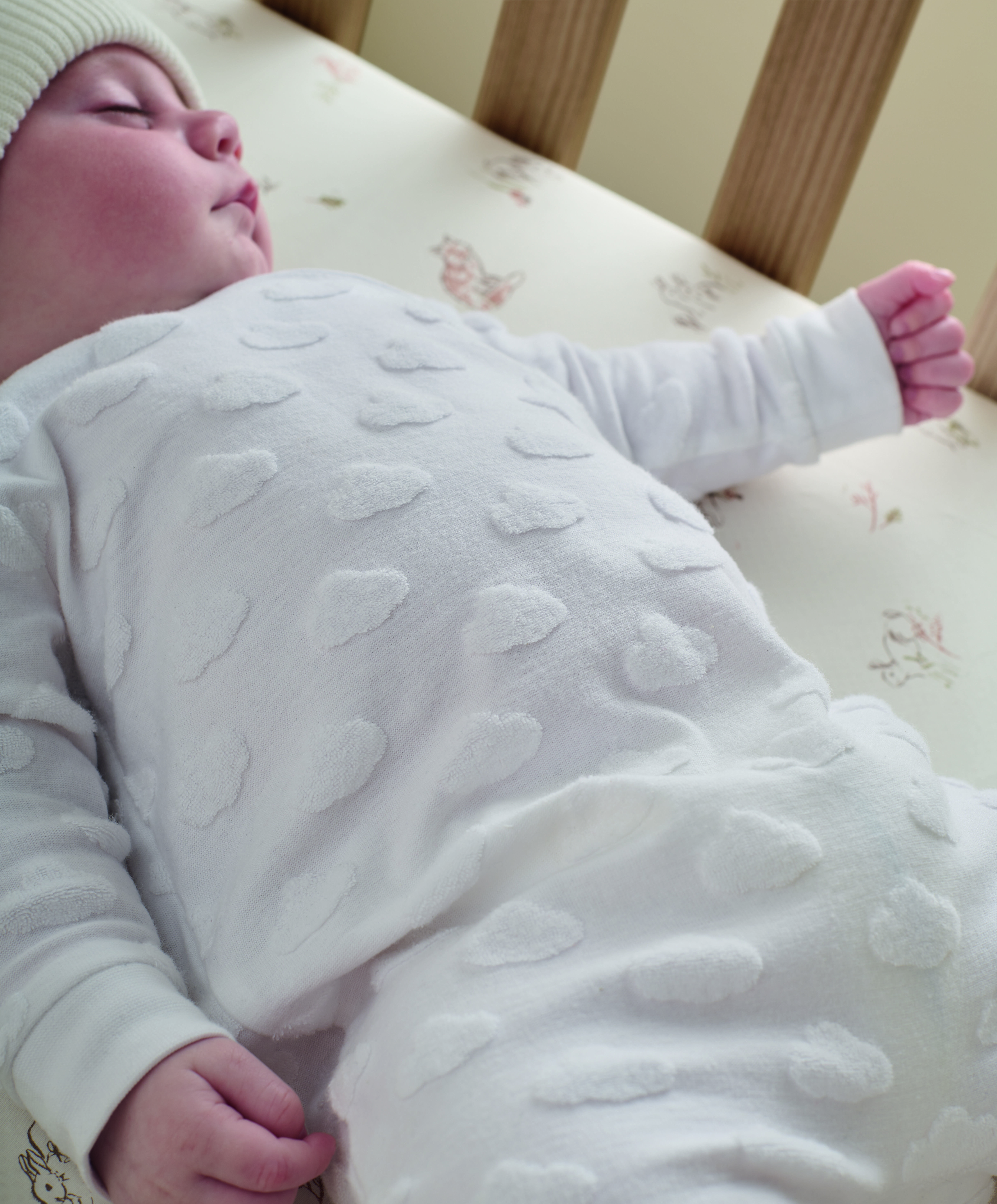 Cloud Jacquard Wrap Romper image number 3