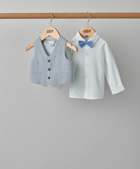 Piece Dogtooth Waistcoat Set - Main Image