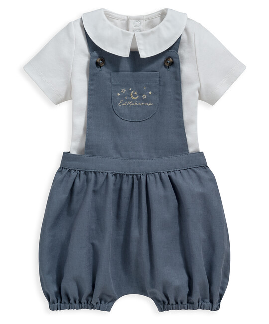 2 Piece Embroidered Dungaree image number 1